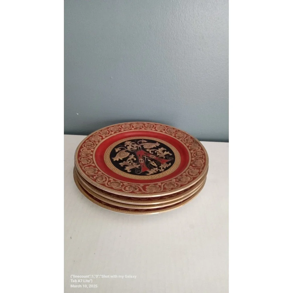 Vintage‎ Winterthur By Oriental Accent Decorative Plates 4pcs